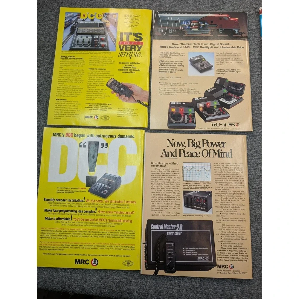 Model Railroader Magazine Lot 9 1997 Kalmbach Illustrated Softcover Blue Covers